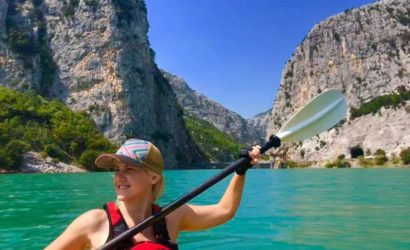 Cañones de packraft, snorkel y caminata en Albania
