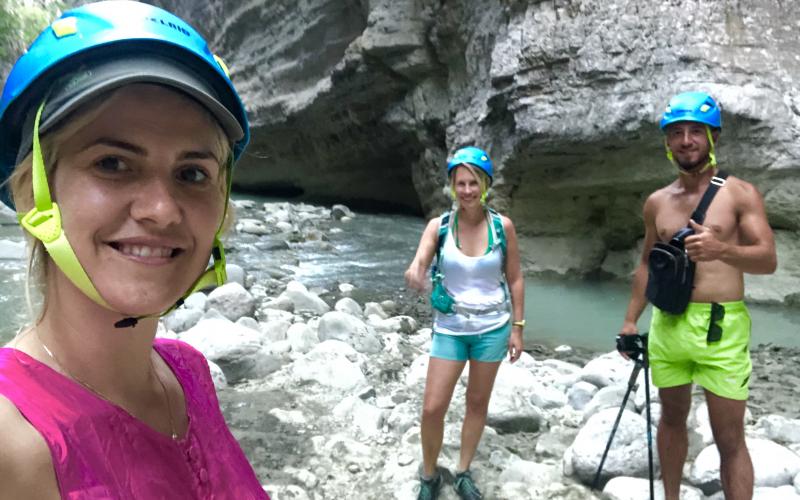 packraft snorkelen en wandelen canyons in Albanië 19