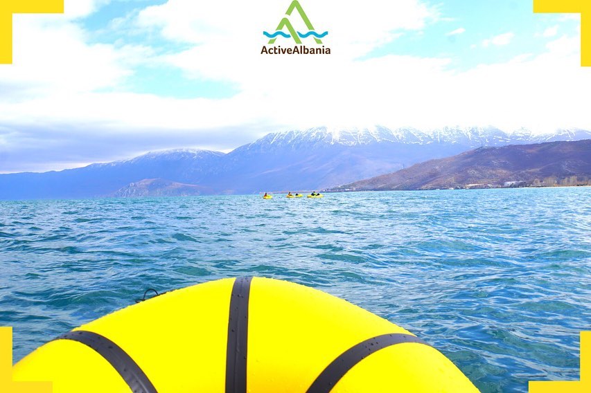 Packrafting au lac d'Ohrid