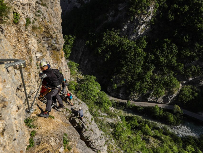 über Klettersteig in Kosovo
