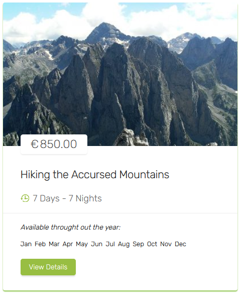Hiking Accursed Mountains