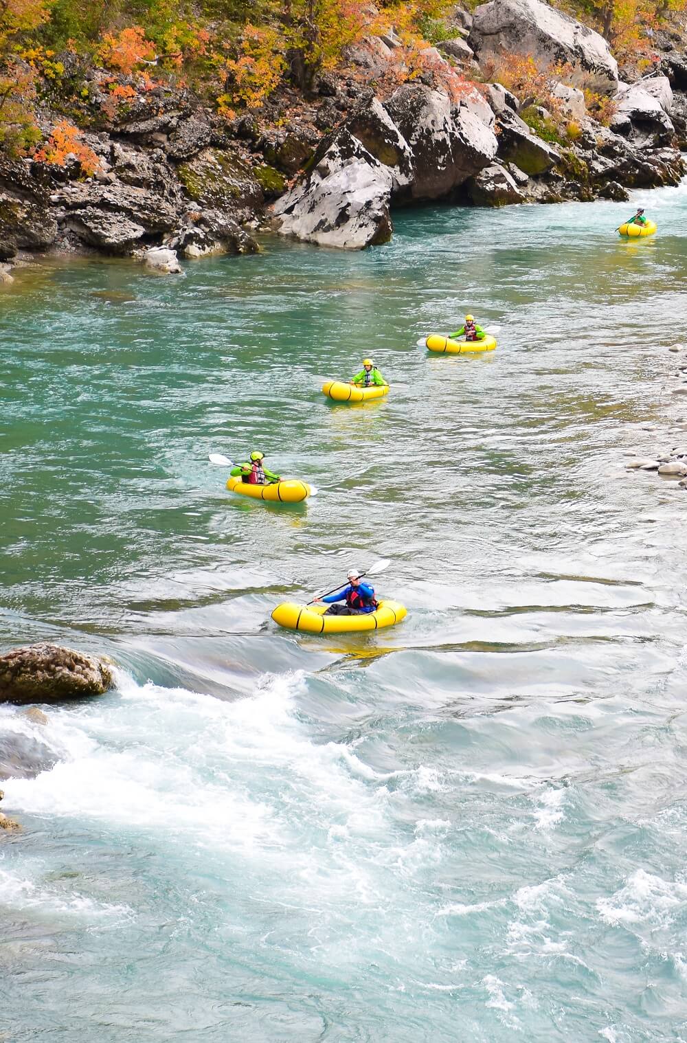 Packrafting en Vjosa