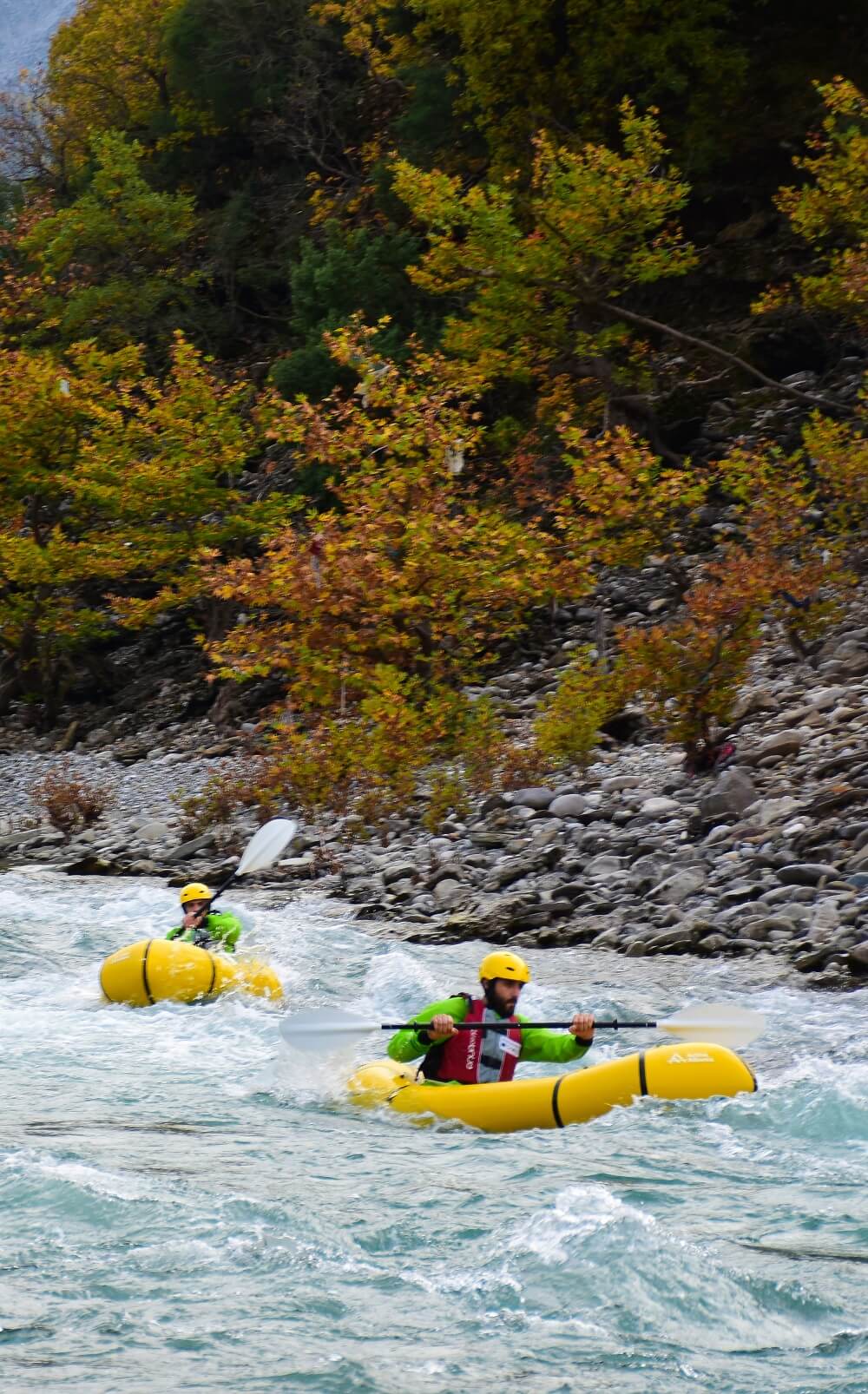 Packrafting in permet