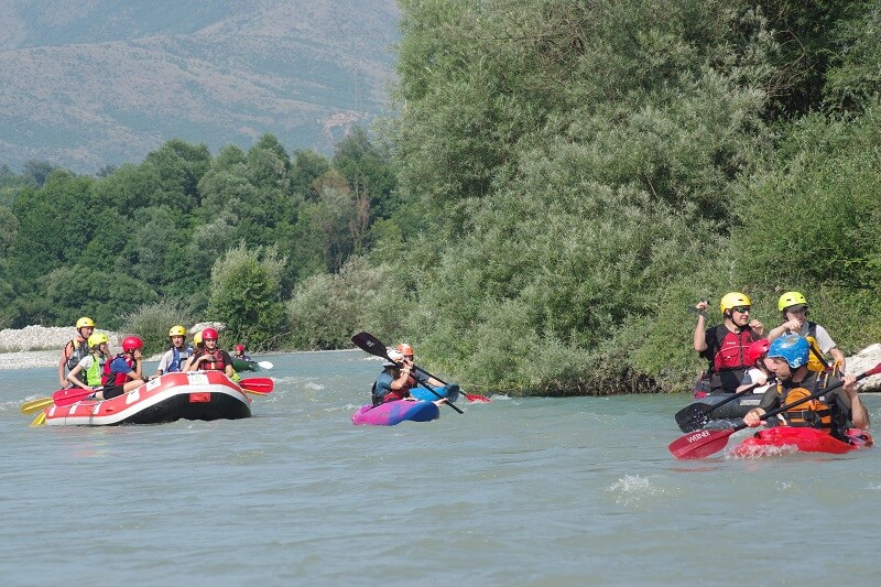 Rafting day at valbona river